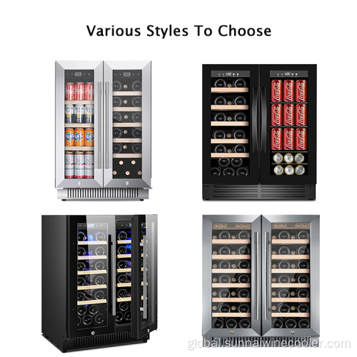 Wine Fridge Commercial undercounter bar wine and beer fridge Factory